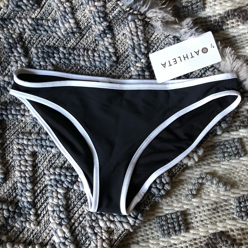 Athleta Clean Medium Bound Bottom swim M - Picture 3 of 7